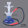 Nuevo diseño todo vidrio Kaya Skull Hookah Shisha con luz LED